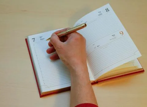 Write with a clean sheet Stock Photos