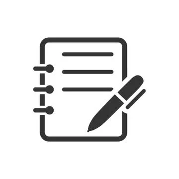 Write a Diary Icon Stock Illustration