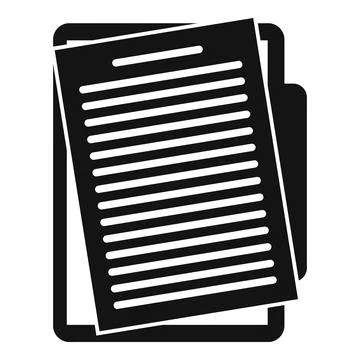 Write edit icon, simple style Illustrazione stock