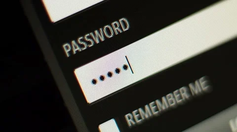 Write Enter Password 7 Stock Footage 49070793