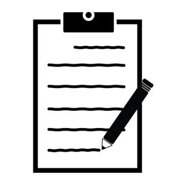 Write feedback icon on white background. flat style. feedback form sign for y Stock Illustration