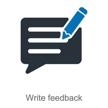Write Feedback Stock Illustration