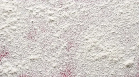 Write a finger LOVE on a white flour background Stock Footage 62078665