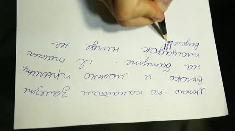 Write Stock Footage 12746307