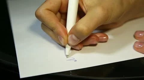 Write Stock Footage 12746335