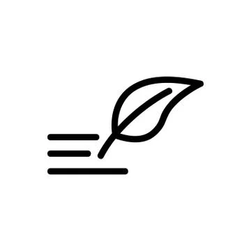 Write by hand icon vector. Isolated contour symbol illustration 库存插图