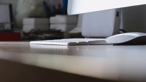 Write on the keyboard 2 Stock Footage 129318410