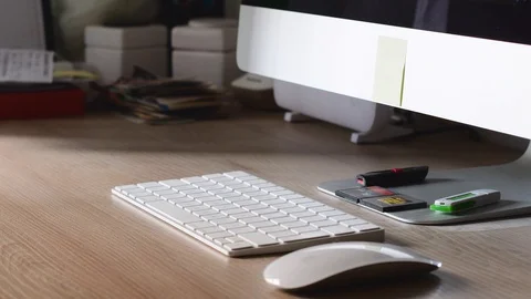 Write on the keyboard 3 Stock Footage 129318682