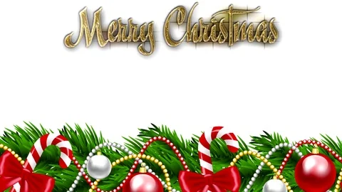 Write merry Christmas. Gifts fir. Video stock 69934853