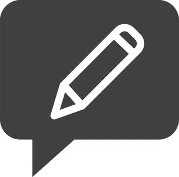 Write Message, Edit Post, Feedback Note Stock Illustration