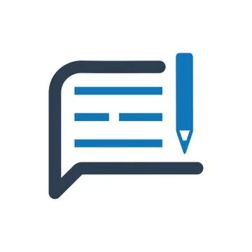 Write A Note Icon Illustrazione stock