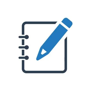 Write Note Icon Illustration