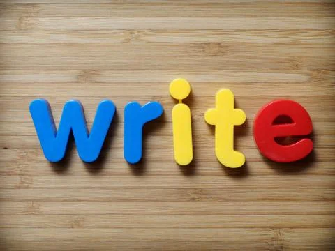 Write or writing concept Foto stock