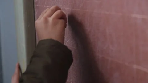 Write Something On The Blackboard 2 Stock Footage 322072569
