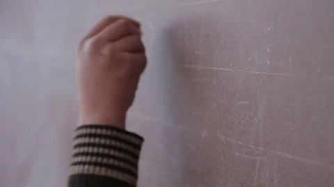Write Something On The Blackboard 3 Stock Footage 322072570