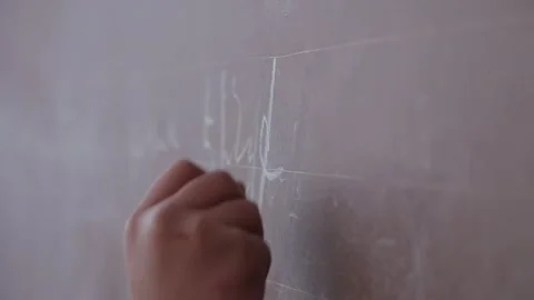 Write Something On The Blackboard 4 Stock Footage 322072571