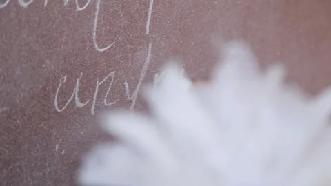 Write Something On The Blackboard 6 Stock Footage 322072578