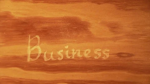 Write on the tree word Business Stock Footage 71986843