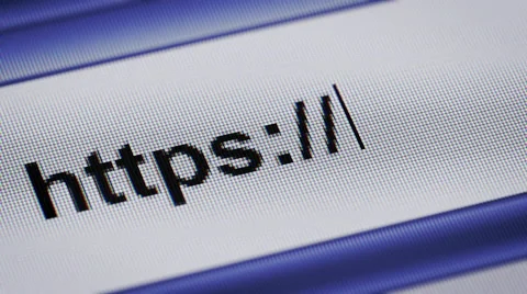 Writed "https://www" Stock Footage 50239114