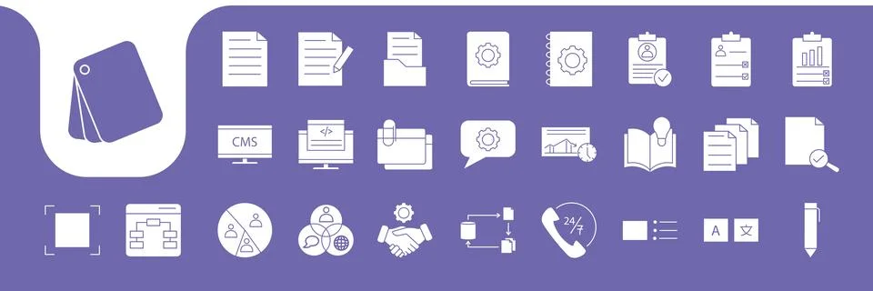 Writer flat modern icon vector designs Stock-Illustration