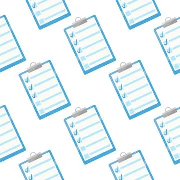 Writer notes icon seamless pattern. Notes illustration. Illustrazione stock