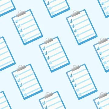 Writer notes icon seamless pattern. Notes illustration. Illustrazione stock