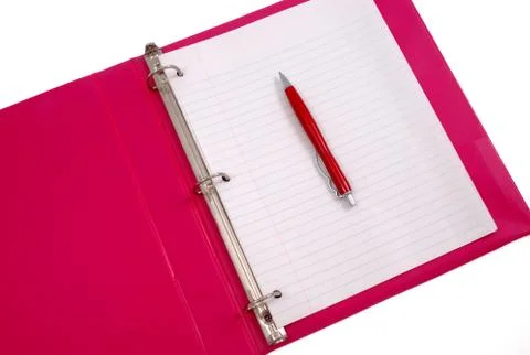 Writer Paper Folder Foto stock