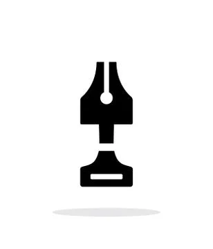 Writer simple icon on white background Stock Illustration