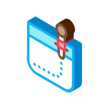 Writer Typewriter isometric icon vector illustration Stock Illustration