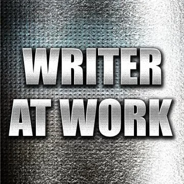 Writer at work Stock Illustration