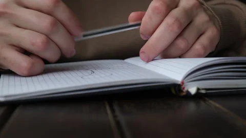Writer's block, no idea or creative crisis. Stock Footage 332702002