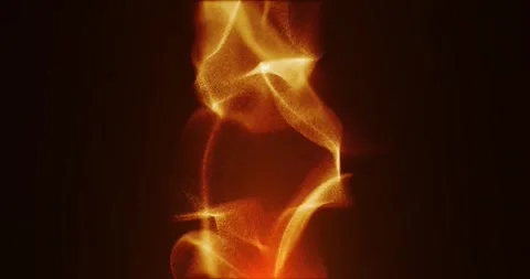 Writhing clouds of yellow particles 121 Stock Footage 311067957