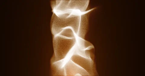 Writhing clouds of yellow particles 41 Stock Footage 310179373