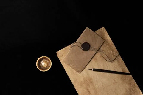 Writing accessories. Stock Photos