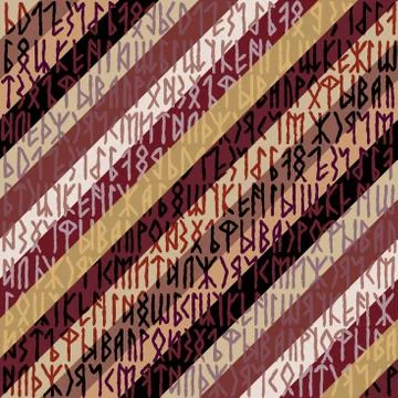 Writing ancient background. Old Gothic seamless texture. Illustrazione stock