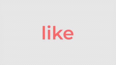 Writing animation video with green color that is writing "like", simple wor.. Stock Footage 262319853