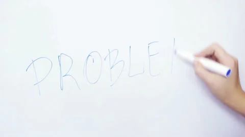 Writing on the board Stock Footage 20430345