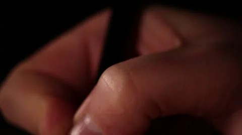 Writing calligraphy tilt Stock Footage 47451799