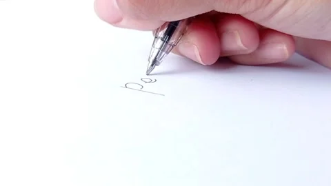 Writing a card for a present Stock Footage 146257418