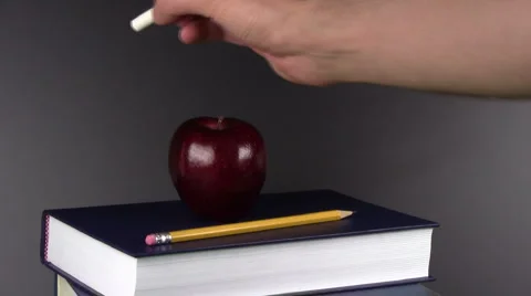 Writing on chalkboard 1+1 - HD Stock Footage 5299270