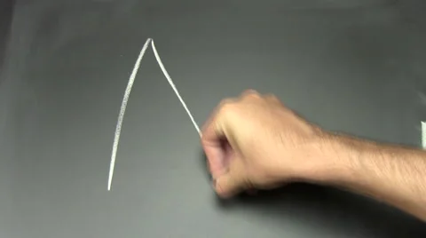 Writing on chalkboard A+ - HD Stock Footage 5299245