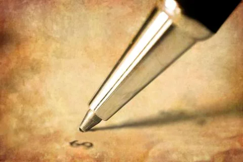 Writing Check Stock Photos