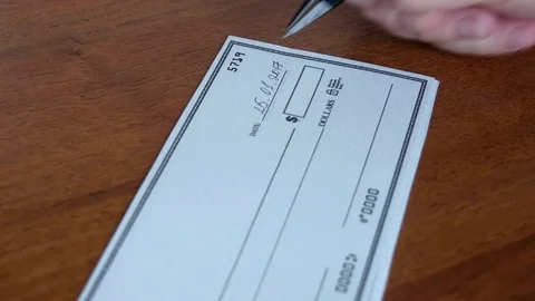 Payment Cheque Stock Videos – Royalty-Free HD & 4K Videos | Pond5