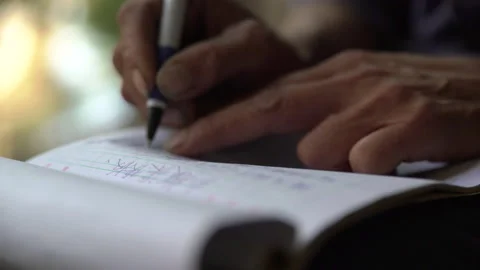 Writing Chinese Stock Footage 130354005