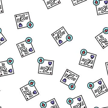 Writing description color icon vector sign illustration Stock Illustration