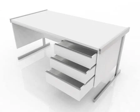 Writing desk Illustrazione stock