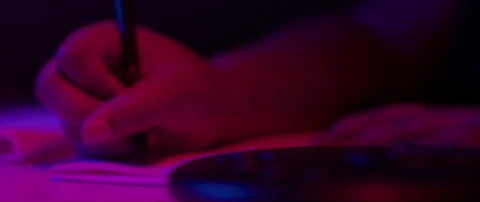 Writing in a diary. Stock Footage 277606730