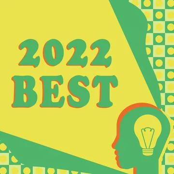Writing displaying text 2022 Best. Word Written on Highest quality done in all 스톡 일러스트