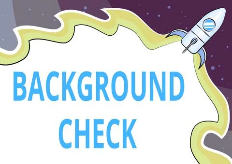 Writing displaying text Background Check. Word for investigation into a person s Illustrazione stock