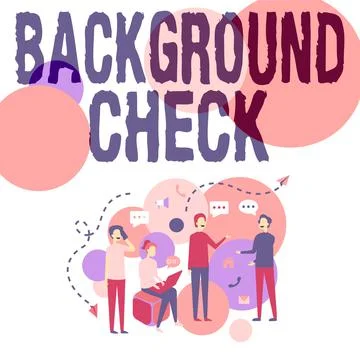 Writing displaying text Background Check. Business concept way to discover イラスト素材